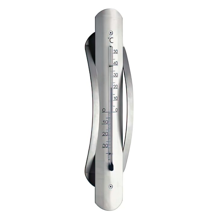 TFA Innen-Außenthermometer Aluminium