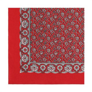 Vierecktuch mit paisley - Rot