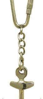 Anker-Schlüsselanhänger aus Messing | Maritime Geschenkidee