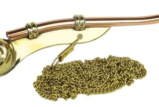 Bootsmannspfeife aus Messing & Kupfer | Maritime Deko & Geschenkidee